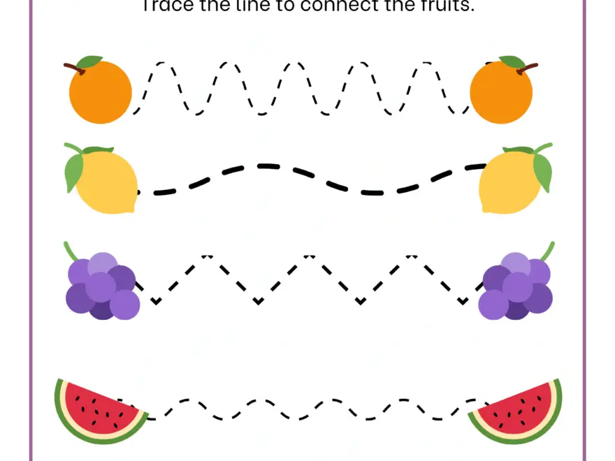 2 Printable Preschool Tracing Worksheets