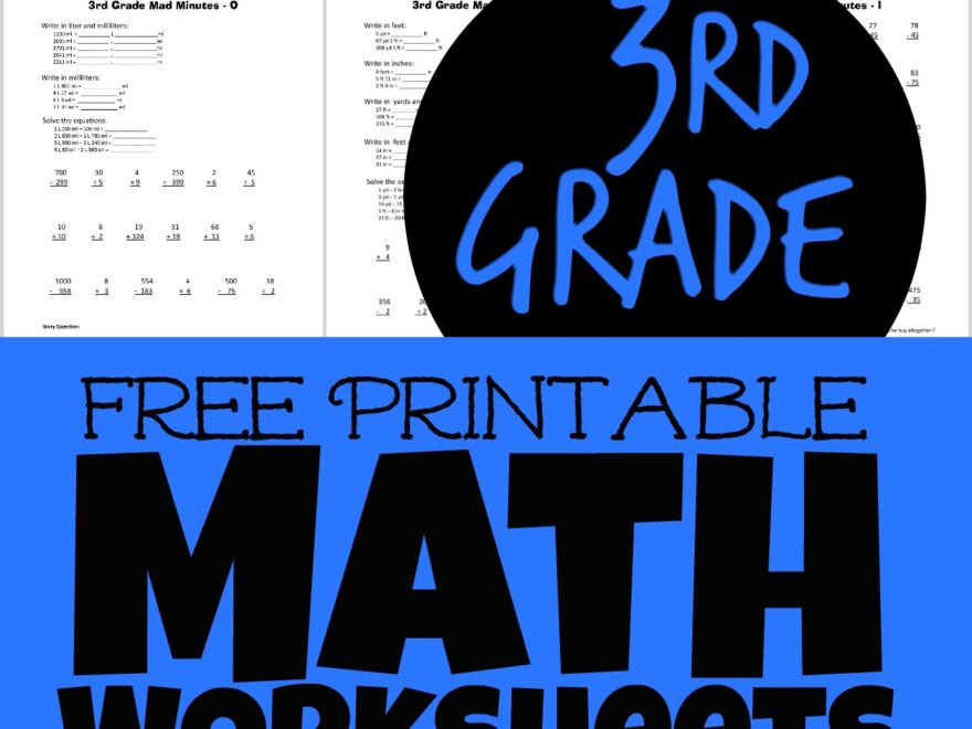 3rd Grade Math Worksheets 18