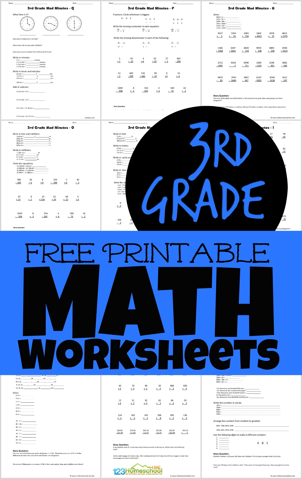 3rd Grade Math Worksheets 18 3rd Grade Math Worksheets 18
