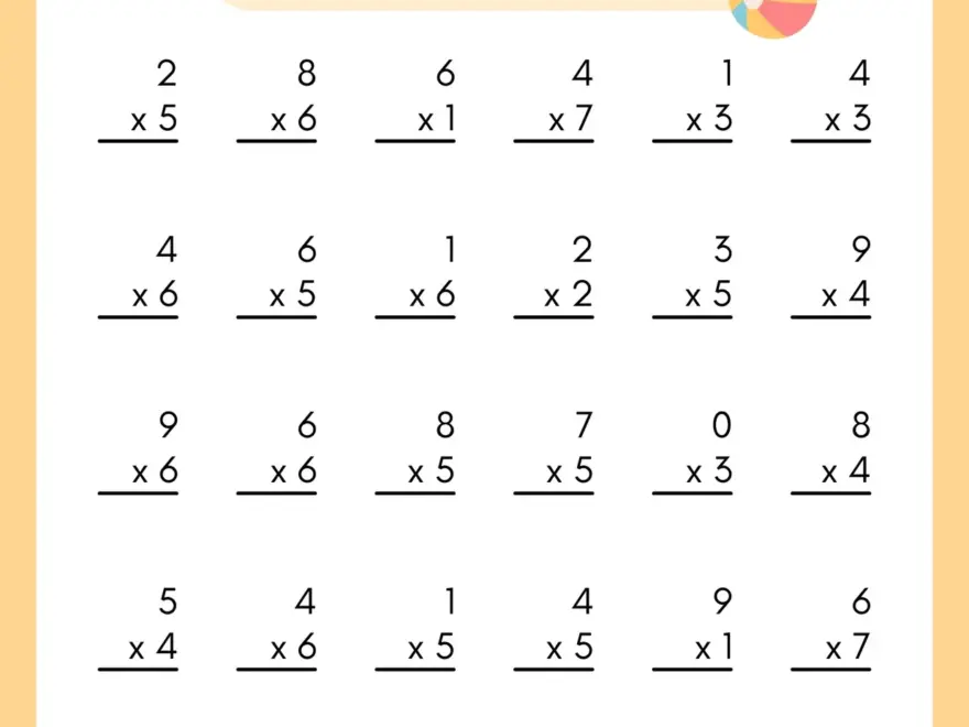 3rd Grade Multiplication