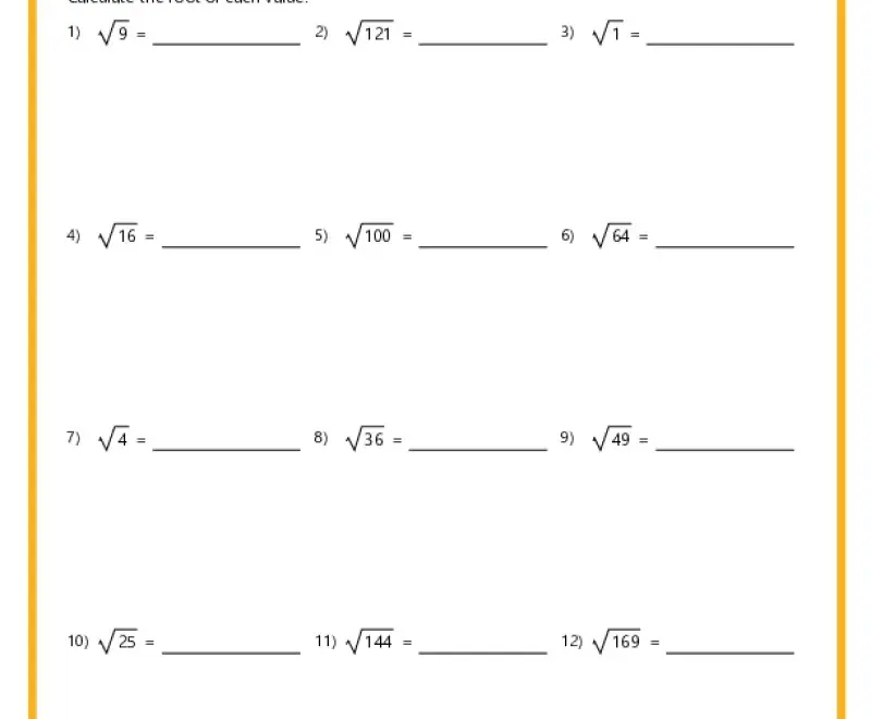 7th Grade Math Worksheets