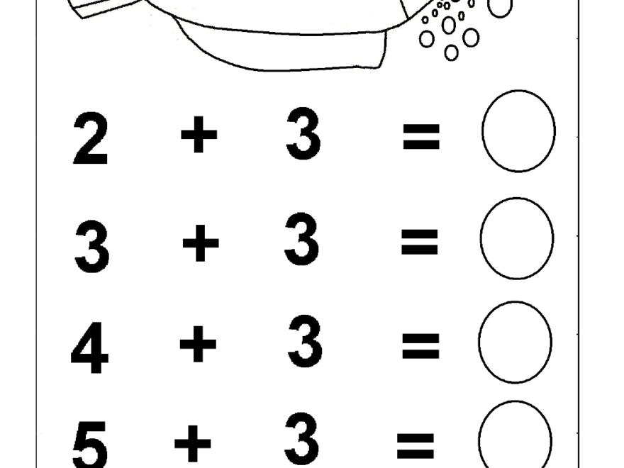 Beginner Addition 6 Worksheets