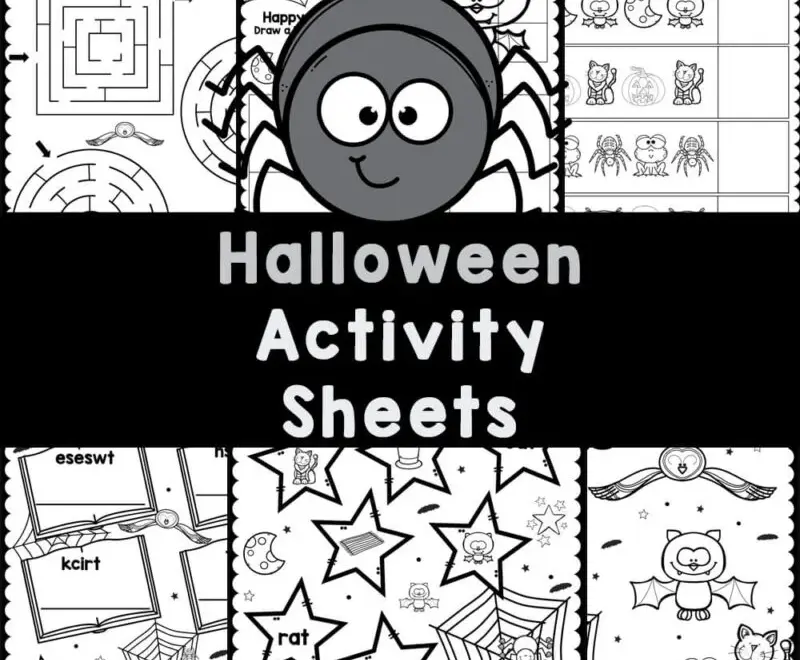 Halloween Activity Worksheets
