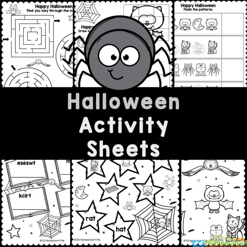 Halloween Activity Worksheets Halloween Activity Worksheets