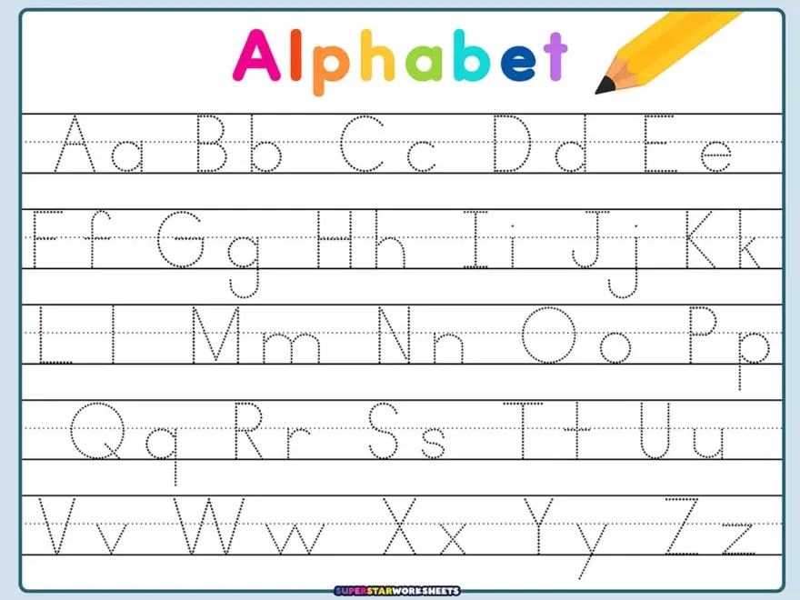 Letter Tracing Worksheets
