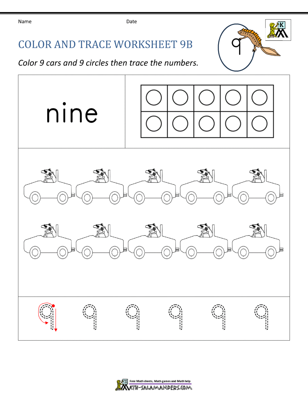 free printable worksheets for the number 9 free printable worksheets for the number 9