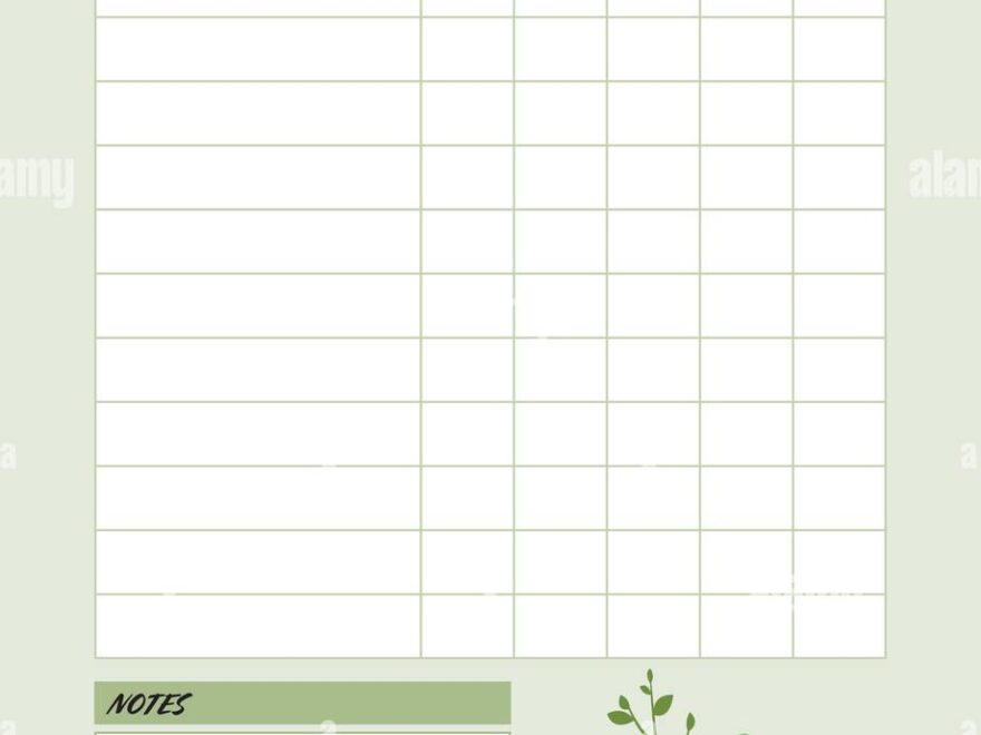 Printable Plant Watering Tracker A5 Sized Template For Houseplant Care Scheduling Image549435900